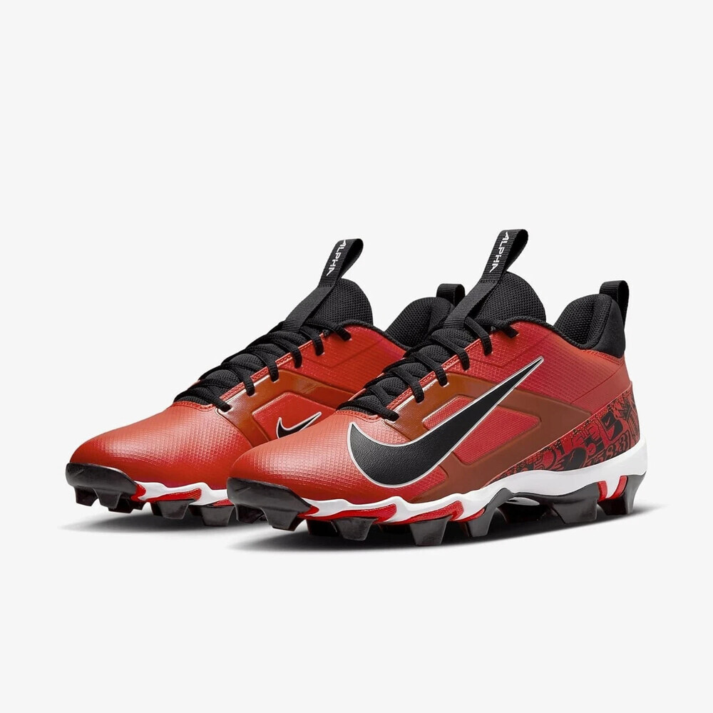 Nike Alpha Menace 4 Shark FQ4536-600 Men's Picante Red Football Cleats NIN899